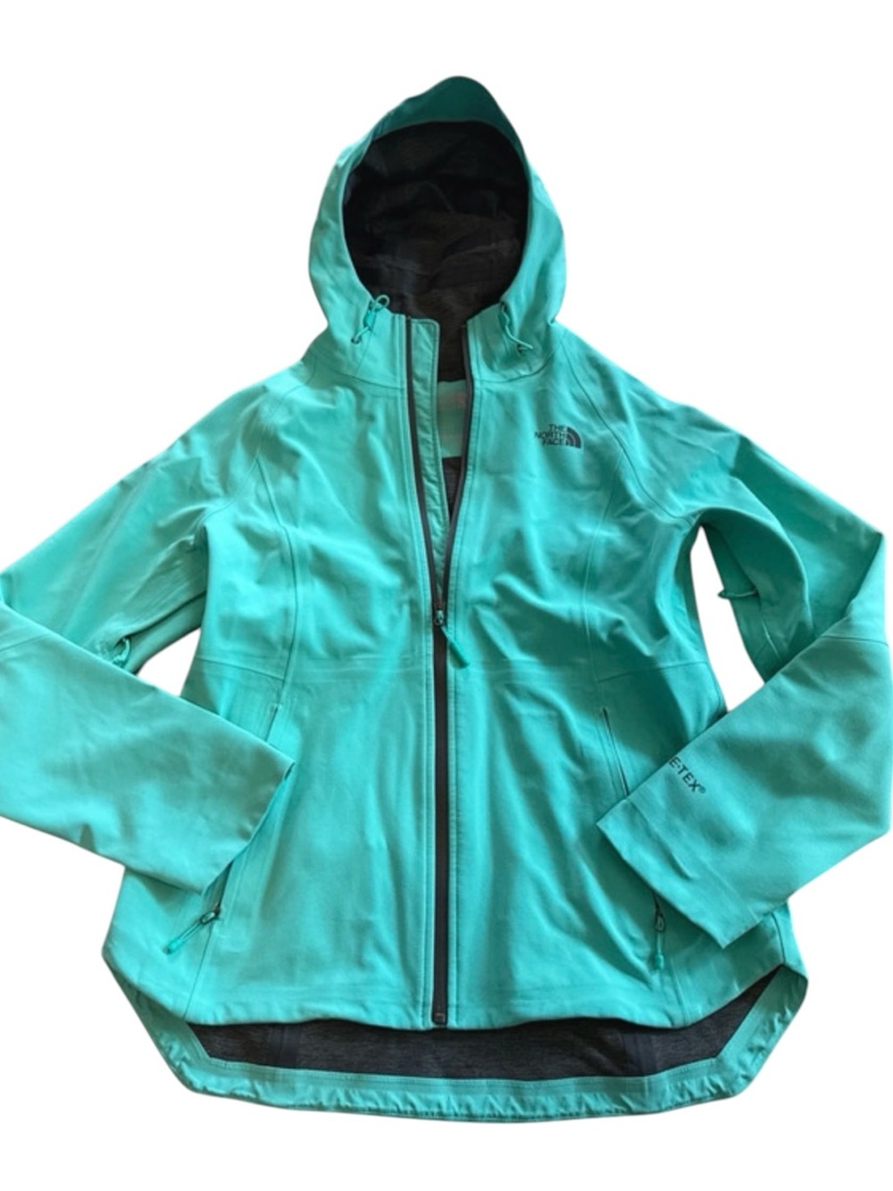 The North Face Women’s Teal Hooded All Weather Jacket
